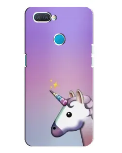 Чехол для OPPO A12 с картинкой «Единорог градиент» Чехол для OPPO A12 с картинкой «Единорог градиент»