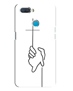 Чехол для OPPO A12 с картинкой «Рука держит» Чехол для OPPO A12 с картинкой «Рука держит»