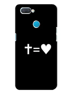 Чохол для OPPO A12 з картинкою «Хрест та Серце»
