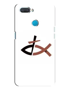 Чохол для OPPO A12 з картинкою «Риба та хрест»