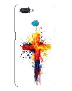 Чохол для OPPO A12 з картинкою «Акварельний хрест»