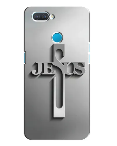 Чехол для OPPO A12 с картинкой «Металлический крест Jesus» Чехол для OPPO A12 с картинкой «Металлический крест Jesus»