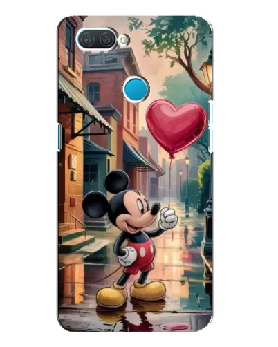 Чехол для OPPO A12 с картинкой «Микки и шарик-сердце»