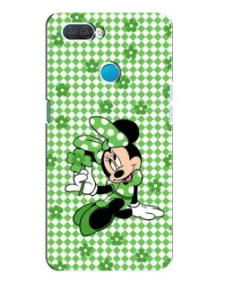 Чехол для OPPO A12 с картинкой «Mickey в клетку»