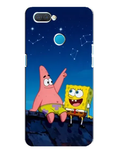Чохол для OPPO A12 з картинкою «Губка Боб та Патрік вночі» Чохол для OPPO A12 з картинкою «Губка Боб та Патрік вночі»