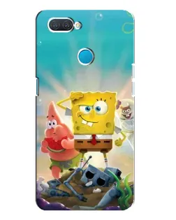 Чохол для OPPO A12 з картинкою «Спанч Боб переможець»