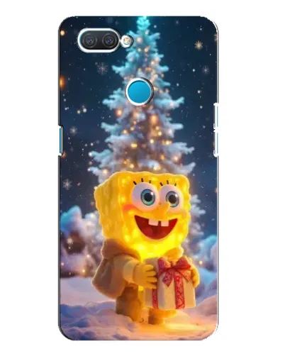 Чохол для OPPO A12 з картинкою «Різдвяний Спанч Боб» Чохол для OPPO A12 з картинкою «Різдвяний Спанч Боб»