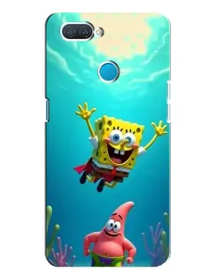 Чехол для OPPO A12 с картинкой «Спанч Боб под водой»