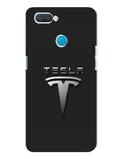 Чохол для OPPO A12 з картинкою «Сталевий логотип Tesla» Чохол для OPPO A12 з картинкою «Сталевий логотип Tesla»