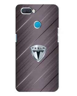 Чохол для OPPO A12 з картинкою «Металева текстура Tesla» Чохол для OPPO A12 з картинкою «Металева текстура Tesla»