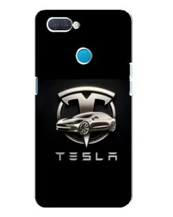 Чохол для OPPO A12 з картинкою «Tesla — срібне авто» Чохол для OPPO A12 з картинкою «Tesla — срібне авто»
