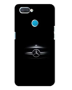 Чехол для OPPO A12 с картинкой «Mercedes — абстрактные линии»