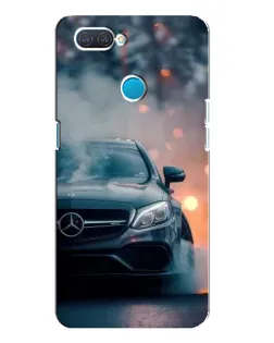 Чехол для OPPO A12 с картинкой «Mercedes — ночной город»