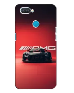 Чехол для OPPO A12 с картинкой «Mercedes AMG — красная линия»