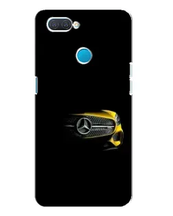 Чехол для OPPO A12 с картинкой «Mercedes — ретро стиль»