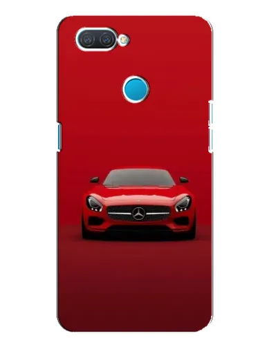 Чехол для OPPO A12 с картинкой «Красный Mercedes AMG»
