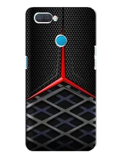Чехол для OPPO A12 с картинкой «Mercedes Carbon Grid»