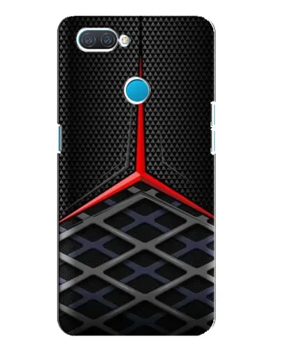 Чехол для OPPO A12 с картинкой «Mercedes Carbon Grid»
