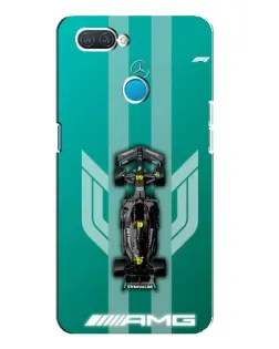 Чехол для OPPO A12 с картинкой «Mercedes AMG Petronas»