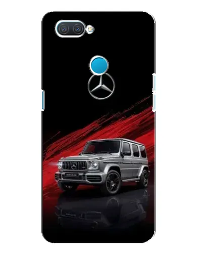 Чехол для OPPO A12 с картинкой «Mercedes G-Class красный»