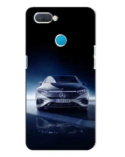 Чехол для OPPO A12 с картинкой «Ночной Mercedes EQ»