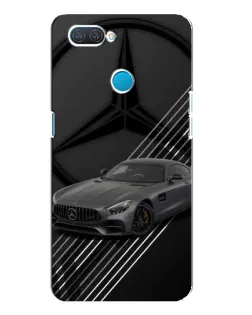 Чехол для OPPO A12 с картинкой «Mercedes AMG — графика»