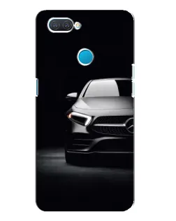 Чехол для OPPO A12 с картинкой «Свет фар Mercedes»
