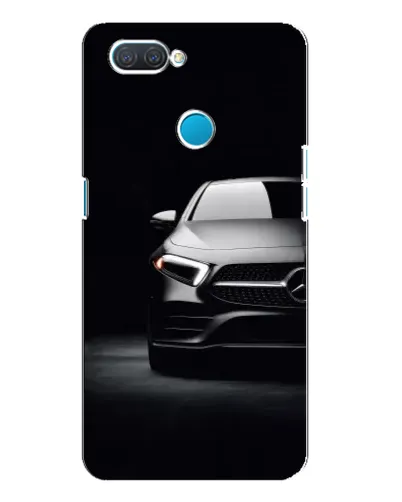 Чехол для OPPO A12 с картинкой «Свет фар Mercedes»