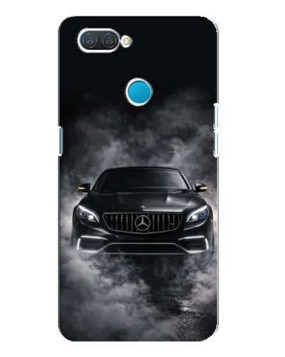 Чехол для OPPO A12 с картинкой «Mercedes в дыму»