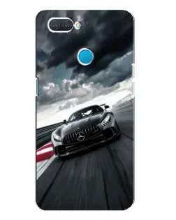 Чехол для OPPO A12 с картинкой «Гоночный Mercedes AMG»