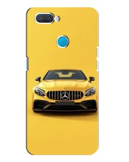 Чехол для OPPO A12 с картинкой «Желтый Mercedes GT»