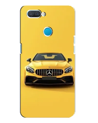 Чехол для OPPO A12 с картинкой «Желтый Mercedes GT»