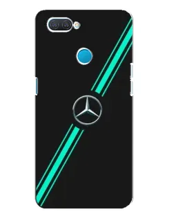 Чехол для OPPO A12 с картинкой «Спортивные линии Mercedes»