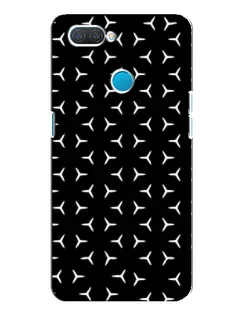 Чехол для OPPO A12 с картинкой «Mercedes паттерн звезд»