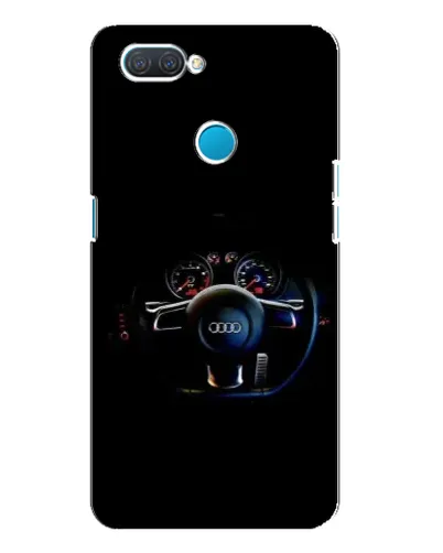 Чохол для OPPO A12 з картинкою «Салон Audi — кермо»