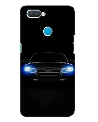 Чохол для OPPO A12 з картинкою «Audi в неоні»