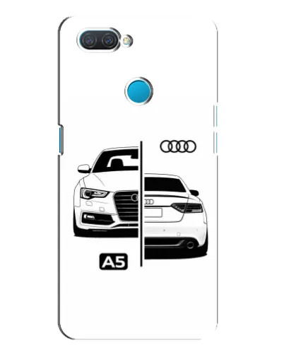 Чохол для OPPO A12 з картинкою «Audi — контрастний дизайн»