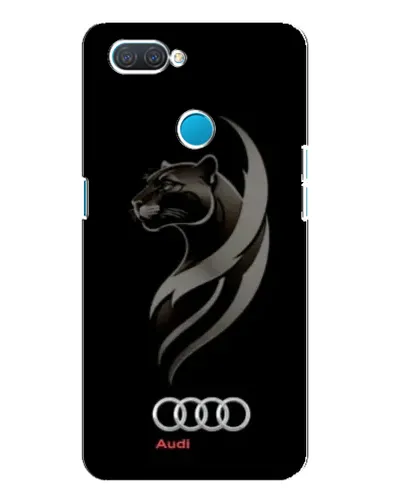 Чохол для OPPO A12 з картинкою «Графіка — пантера та Audi»