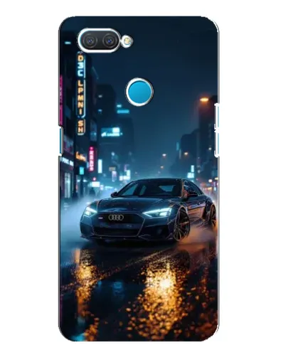 Чохол для OPPO A12 з картинкою «Нічне місто та Audi»