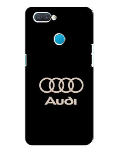 Чохол для OPPO A12 з картинкою «Audi — золотий логотип»