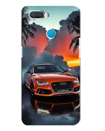 Чохол для OPPO A12 з картинкою «Audi — захід сонця»