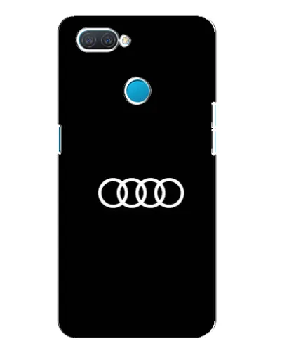 Чохол для OPPO A12 з картинкою «Audi White Logo»