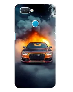 Чохол для OPPO A12 з картинкою «Audi у вогняному диму» Чохол для OPPO A12 з картинкою «Audi у вогняному диму»