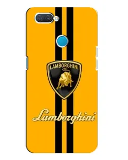 Чехол для OPPO A12 с картинкой «Lamborghini Stripe желтый» Чехол для OPPO A12 с картинкой «Lamborghini Stripe желтый»