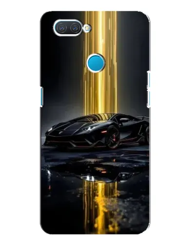 Чехол для OPPO A12 с картинкой «Ночной Lamborghini драйв»