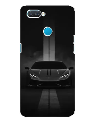 Чехол для OPPO A12 с картинкой «Lamborghini симметрия дорог»