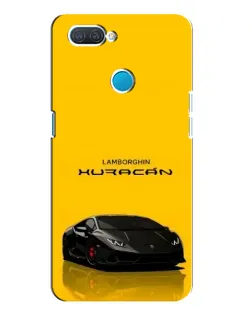 Чехол для OPPO A12 с картинкой «Lamborghini Huracan черный»