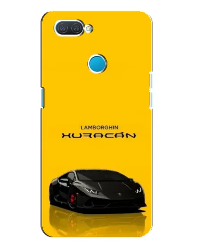 Чехол для OPPO A12 с картинкой «Lamborghini Huracan черный»