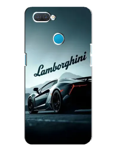 Чехол для OPPO A12 с картинкой «Классическая надпись Lamborghini»