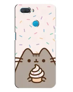 Чехол для OPPO A12 с картинкой «Пушин с кексом»